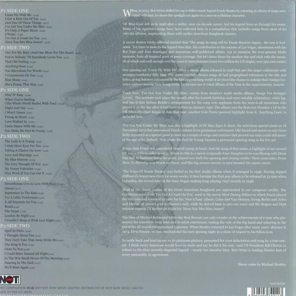 Frank Sinatra ‎– The Platinum Collection - Back - Audio Elite Colombia