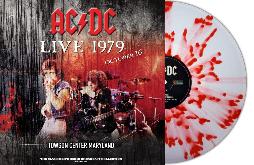 AC/DC – Live 1979: Towson Center Maryland (Clear/Red Splatter Vinyl ...